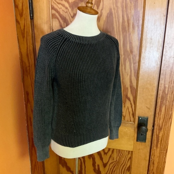 For the Republic Charcoal Cable Knit Sweater - Picture 4 of 8